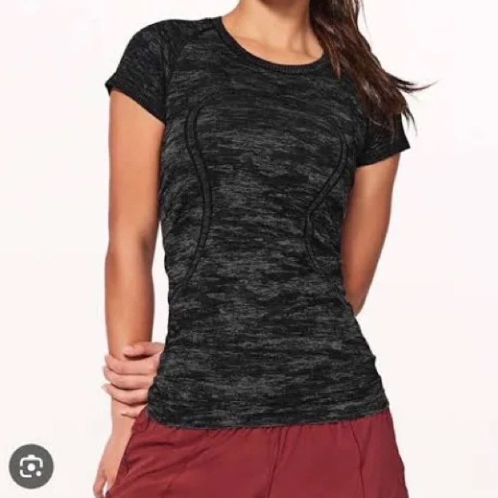Lululemon Athletica Swiftly Tech Charcoal Short Sleeve Tee